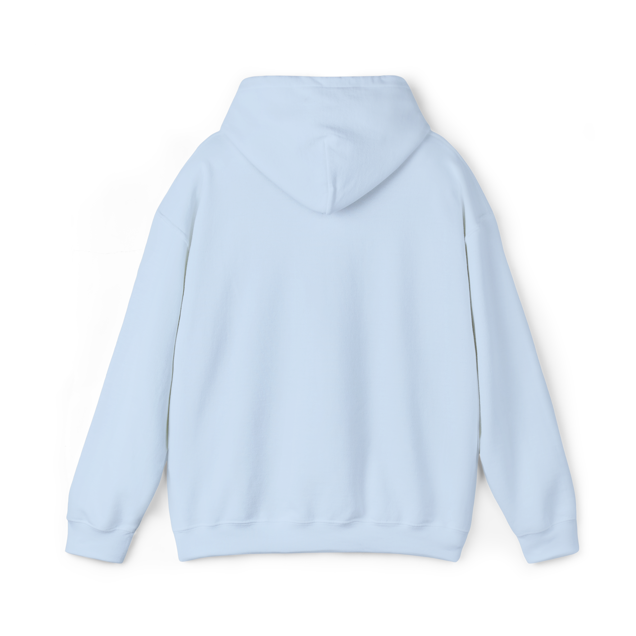 Sunshine-Hoodie Hellblau – Rückansicht
