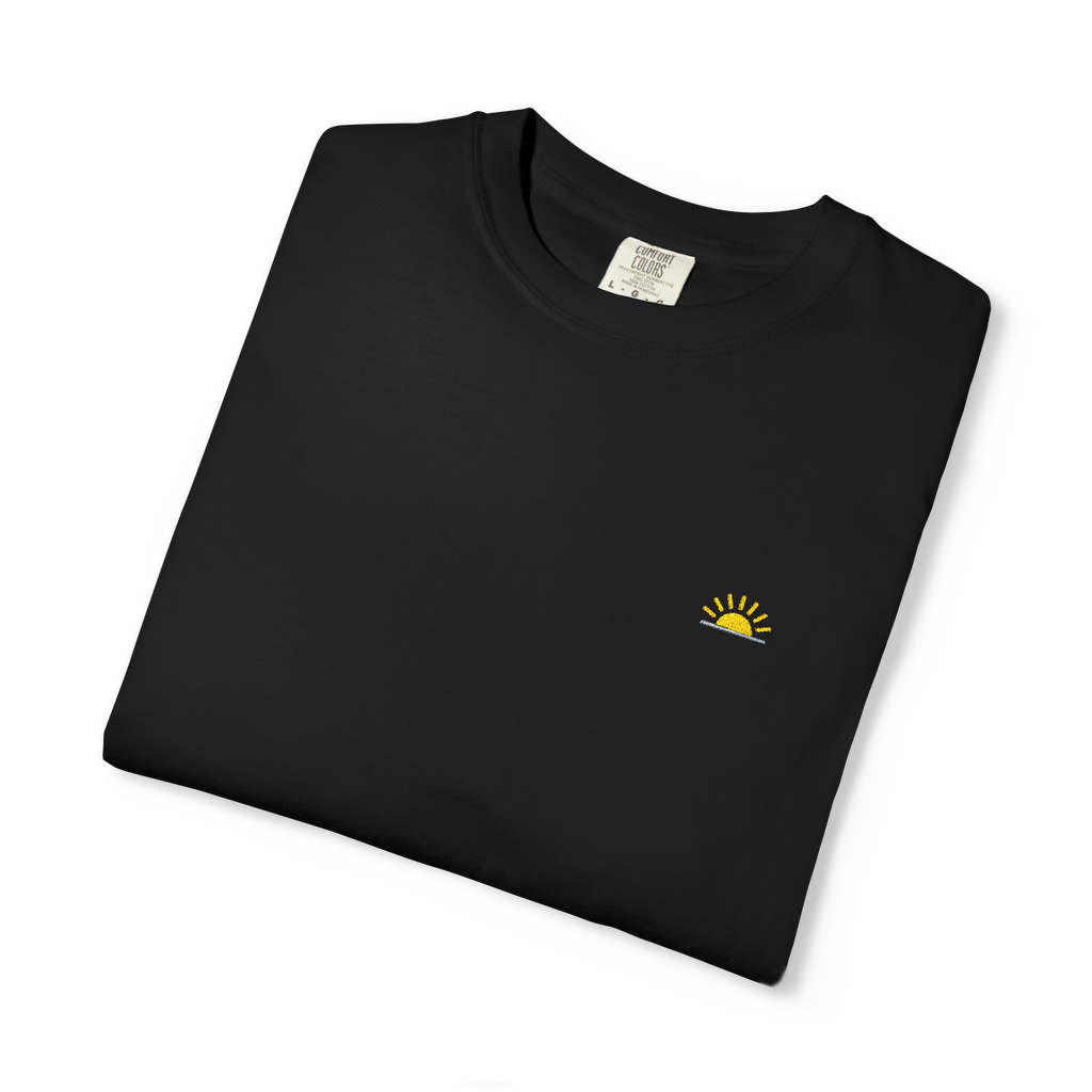 Sunshineshirt – Schwarz, T-Shirt mit Stick