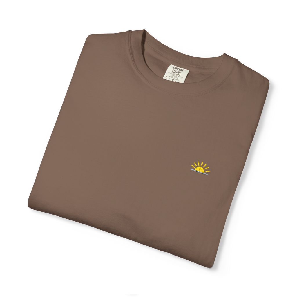 Sunshineshirt – Braun, T-Shirt mit Stick