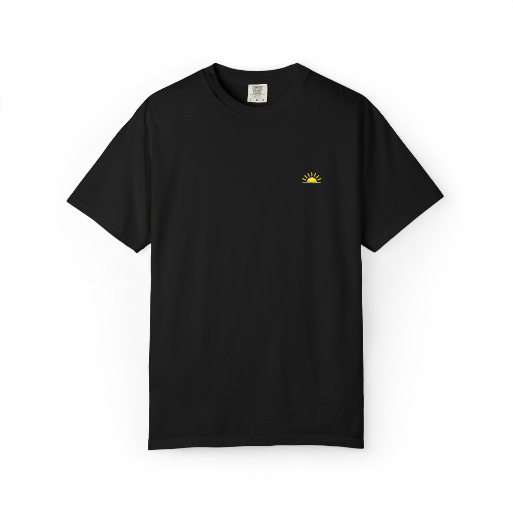 Sunshineshirt – Schwarz, T-Shirt mit Stick
