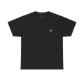 Sunshine-Shirt Black – Frontalansicht mit Sonnenlogo