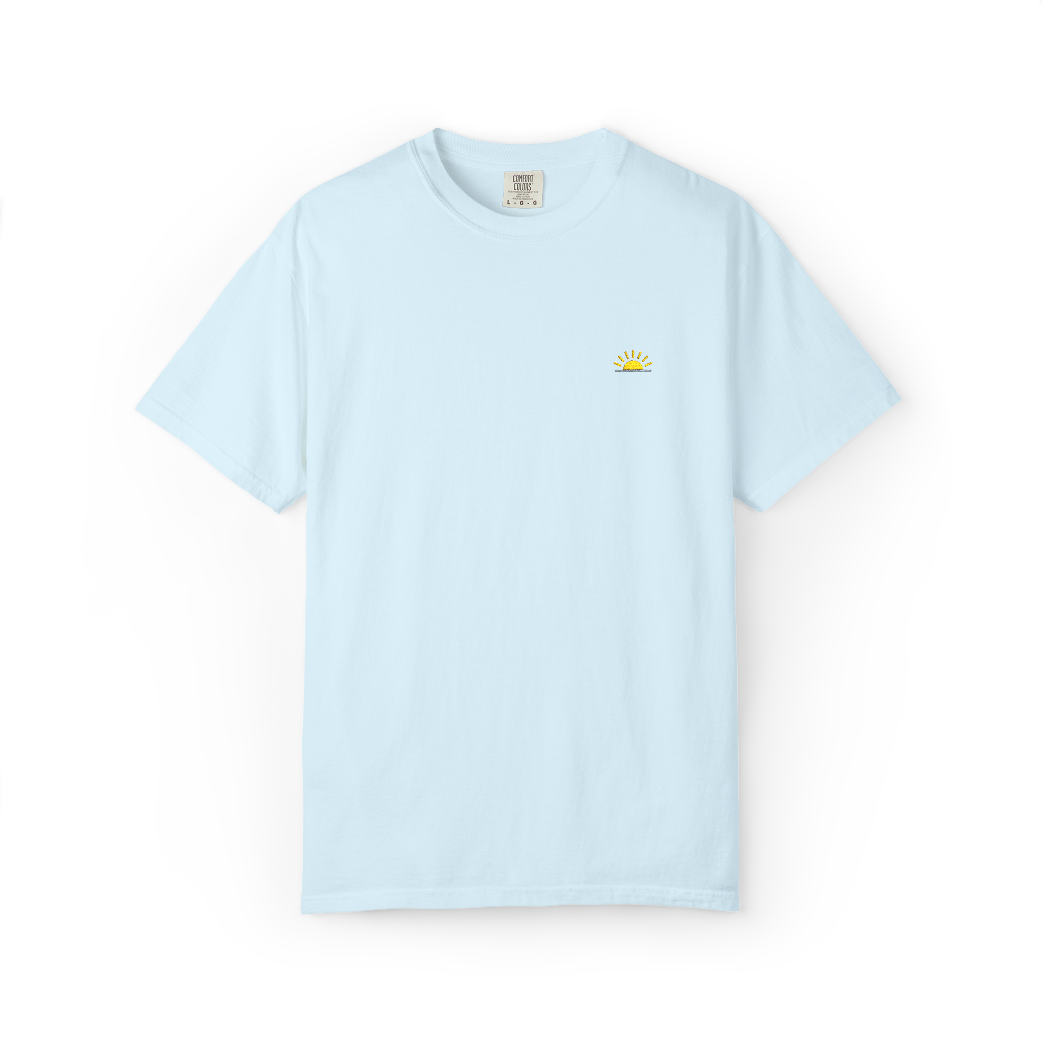Sunshineshirt – Baby Blau, T-Shirt mit Stick