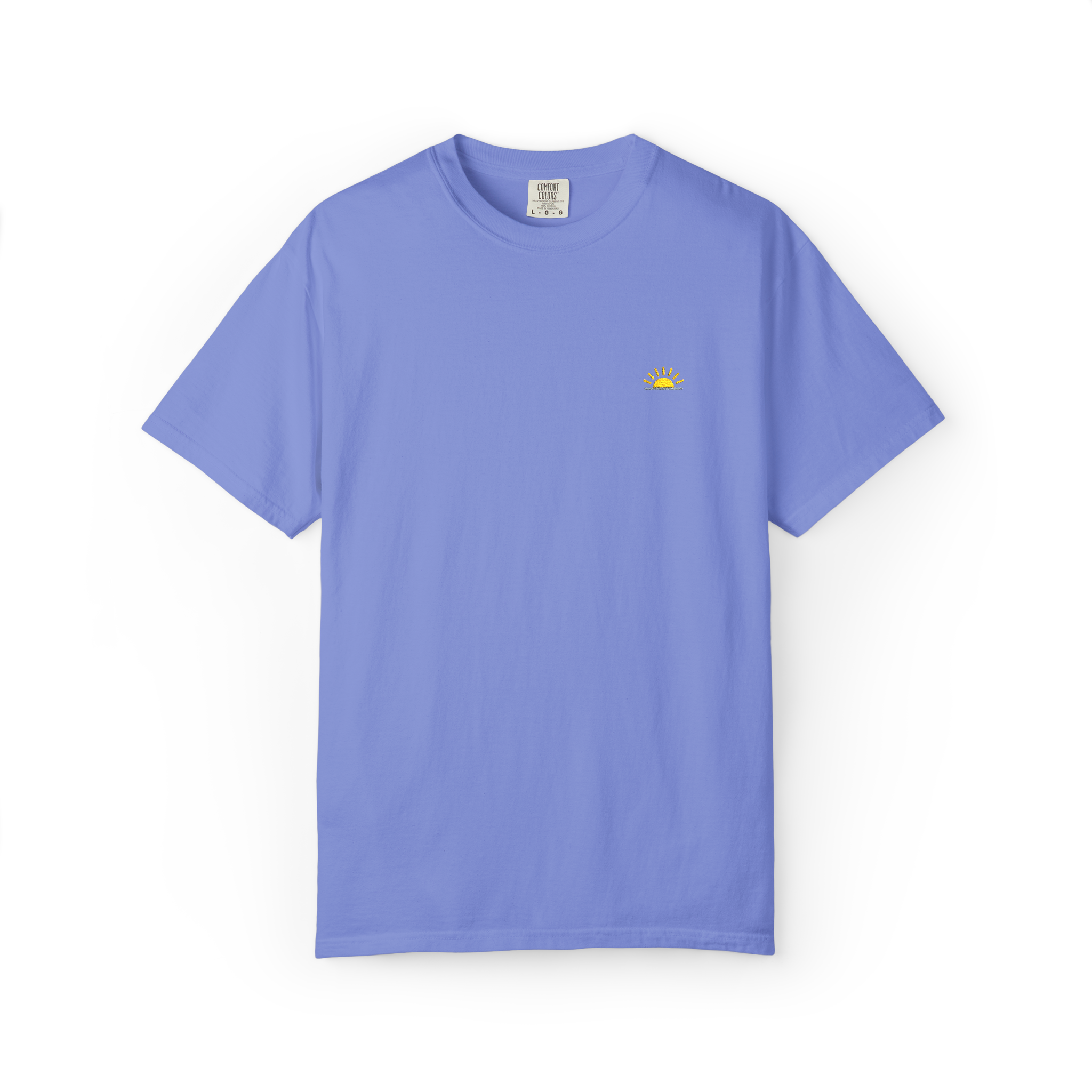 Sunshineshirt – Violett, T-Shirt mit Stick