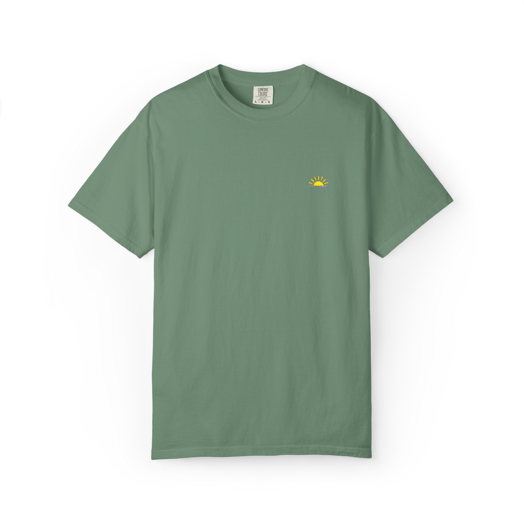 Sunshineshirt – Hellgrün, T-Shirt mit Stick