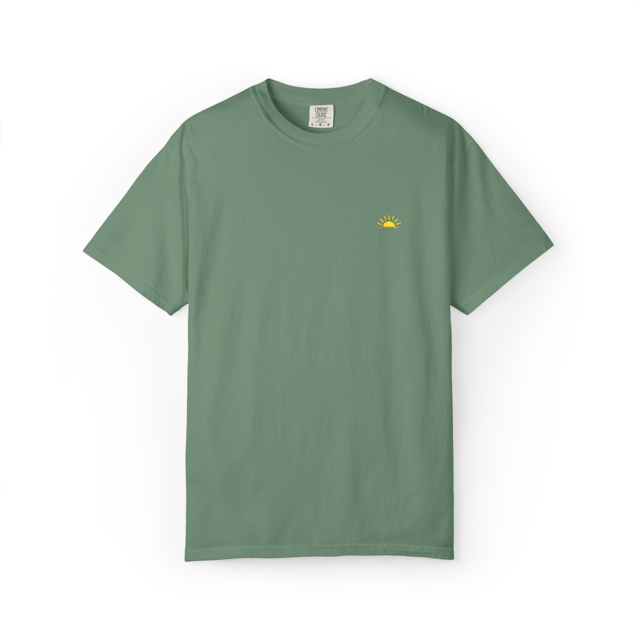 Sunshineshirt – Hellgrün, T-Shirt mit Stick