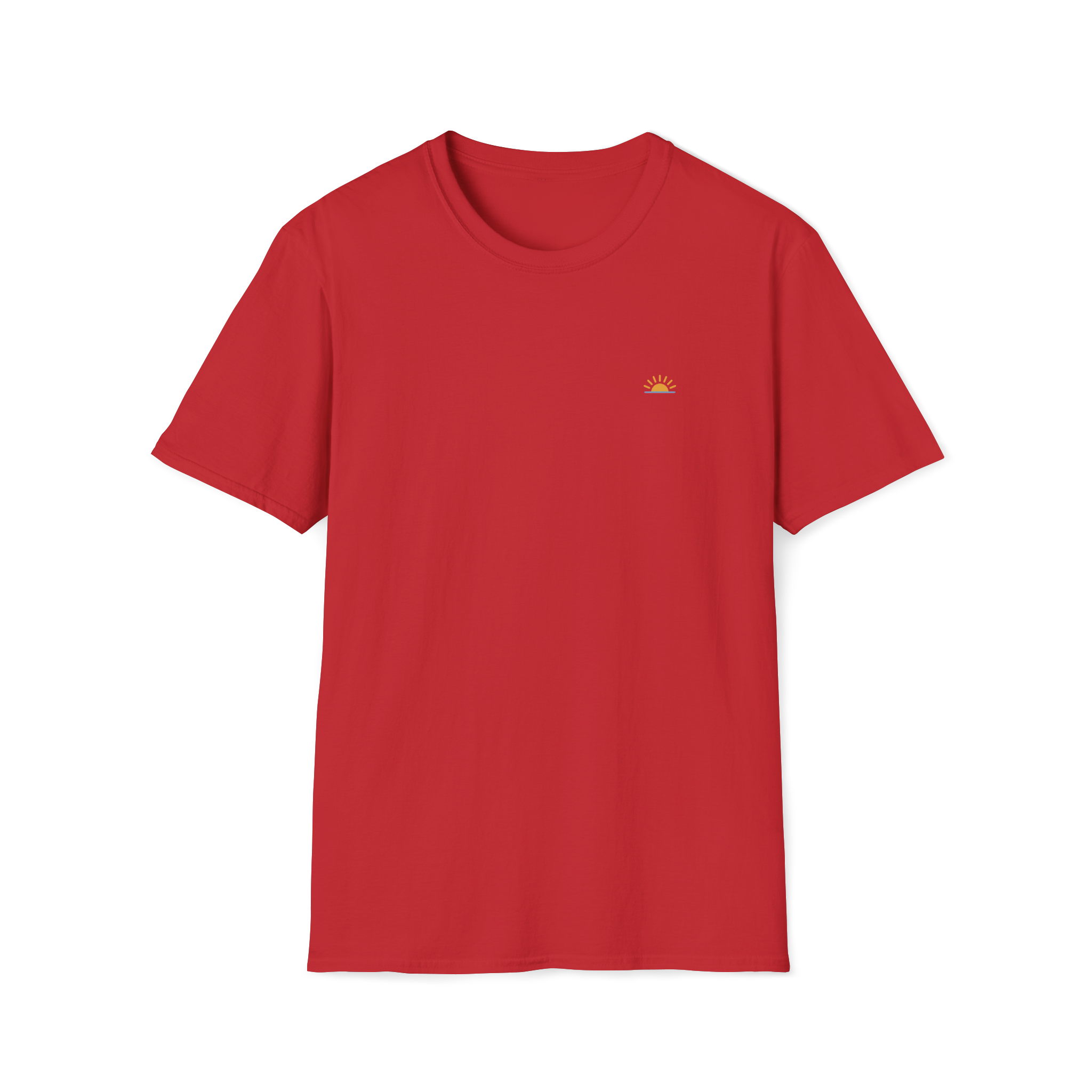 Sunshineshirt druck Rot