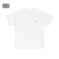 Sunshine-Shirt Weiß Doppelpack – Frontalansicht mit Sonnenlogo