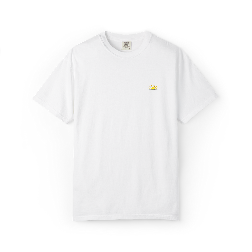 Sunshineshirt – Weiß, T-Shirt mit Stick